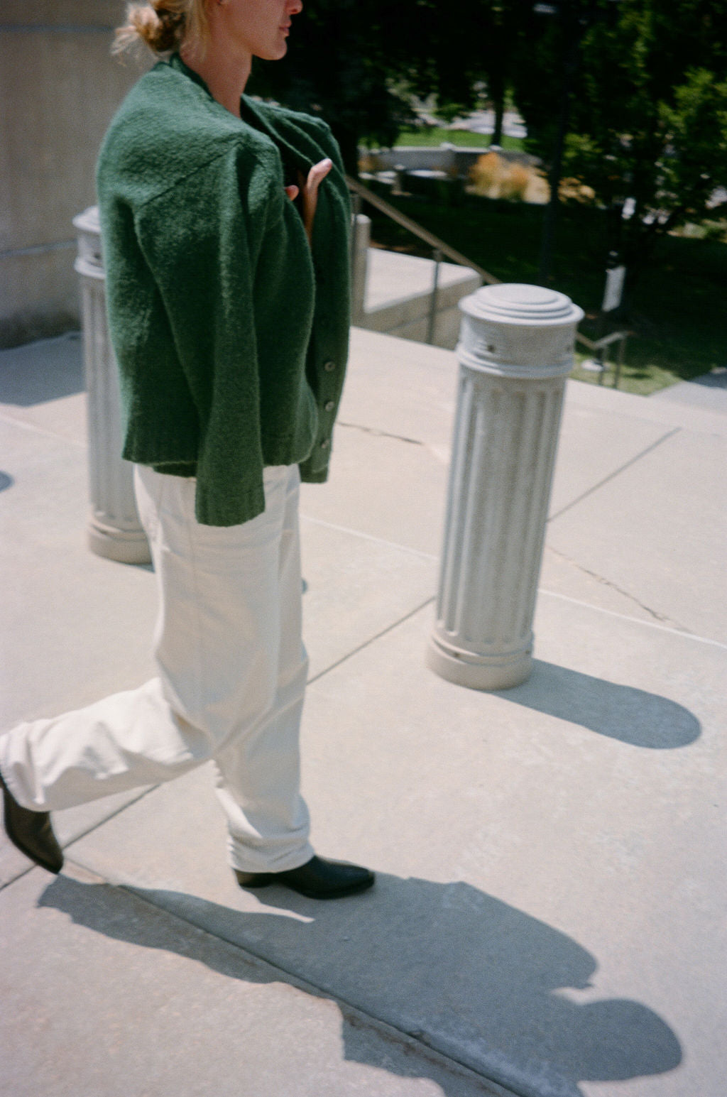 JS OVERSIZED CARDIGAN IN HUNTER GREEN – James Street Co