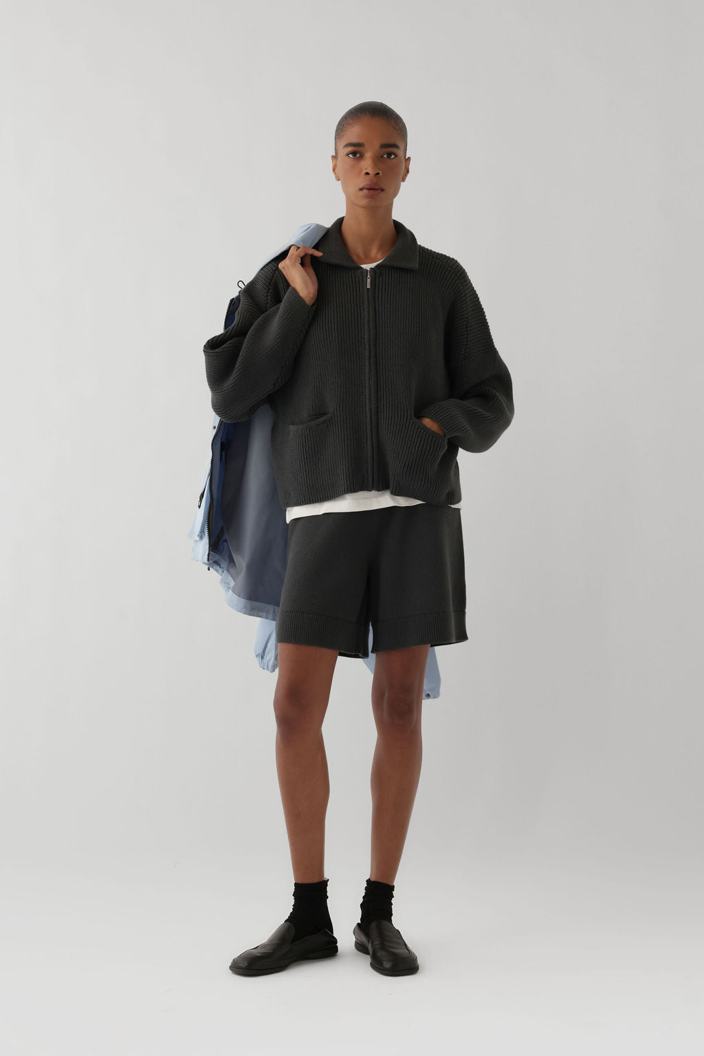 Reid REID ZIP CARDIGAN – James Street Co