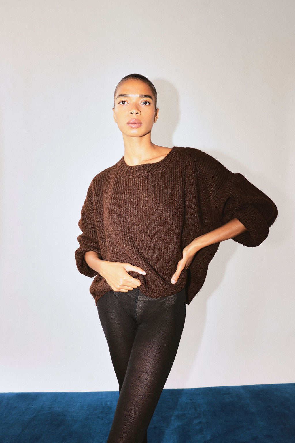 theory luxe 25SS Chiaro Sally ペプラムニット　黒 LUXE MOHAIR BLAKE – James Street Co