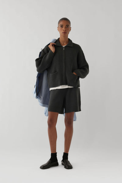 REID ZIP CARDIGAN IN COTTON – James Street Co