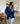 VAULT: FRANK SWEATER COAT IN COBALT